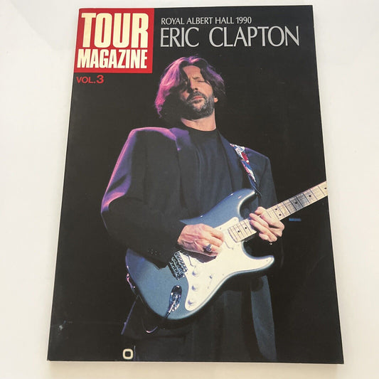Tour Magazine Vol. 3 Eric Clapton 1990 Royal Albert Hall Japanese Edition