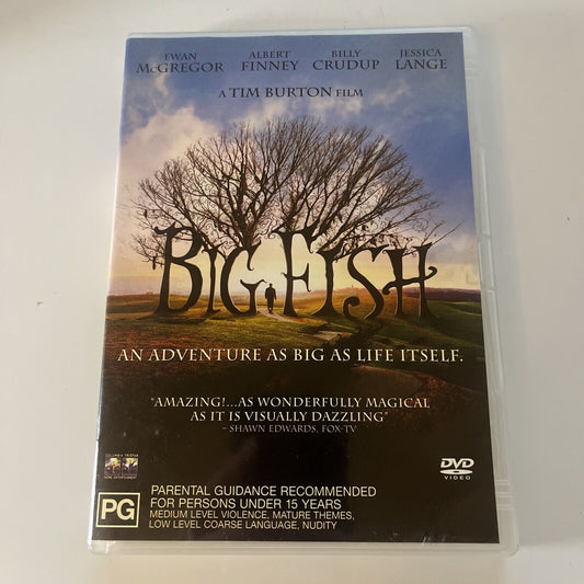 Big Fish (DVD, 2003) Ewan McGregor, Albert Finney, Danny DeVito Region 4