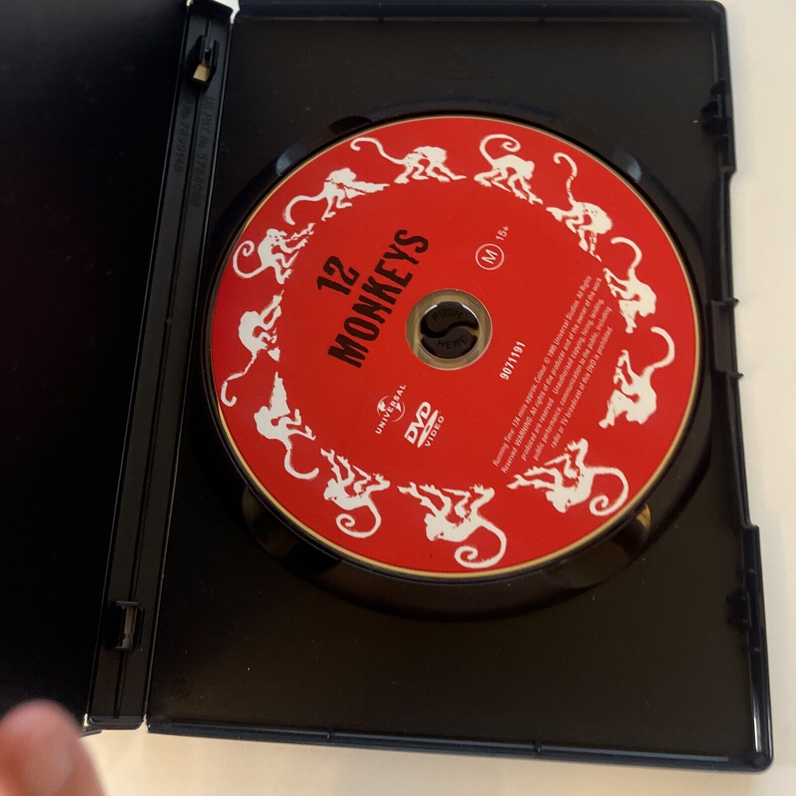 12 Monkeys (DVD, 1995) Bruce Willis, Brad Pitt Region 4 – Retro Unit