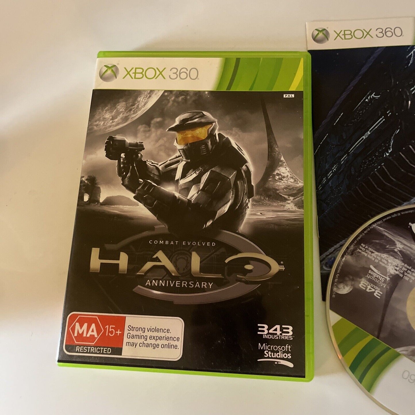 Halo Combat Evolved Anniversary - Microsoft Xbox 360 PAL Game - Includes Manual