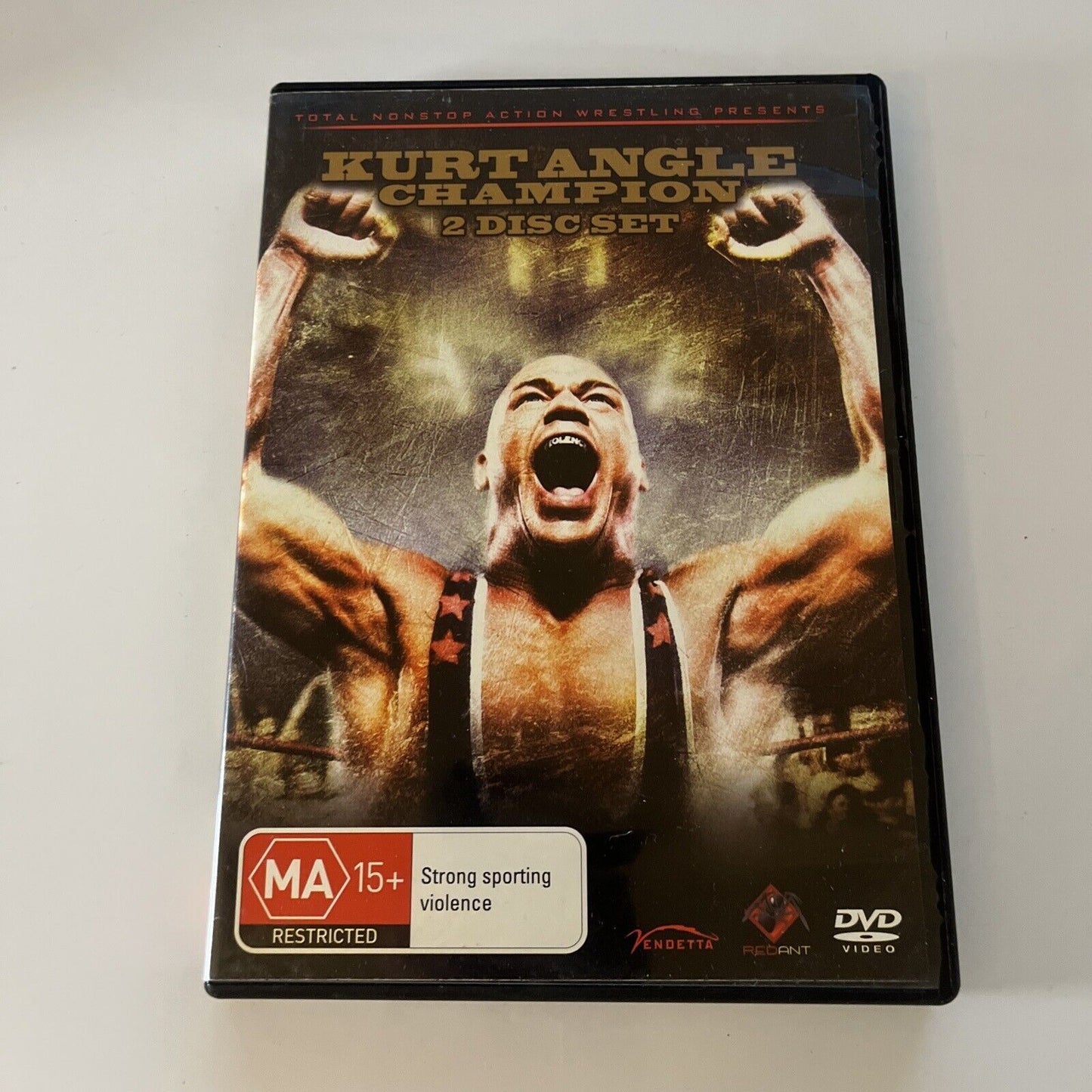 Kurt Angle Champion (DVD, 2008, 2-Disc) TNA Wrestling Region 4