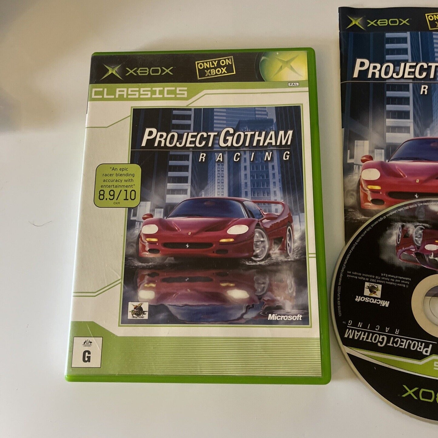Project Gotham Racing - Microsoft Xbox With Manual PAL