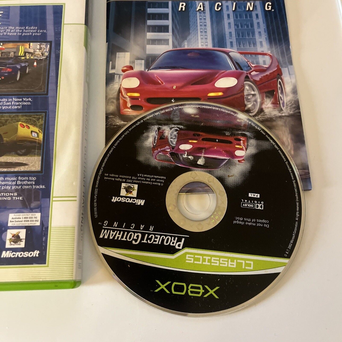 Project Gotham Racing - Microsoft Xbox With Manual PAL