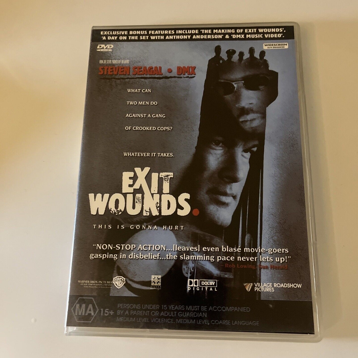 Exit Wounds (DVD, 2000) Isaiah Washington, Steven Seagal NEW Region 4