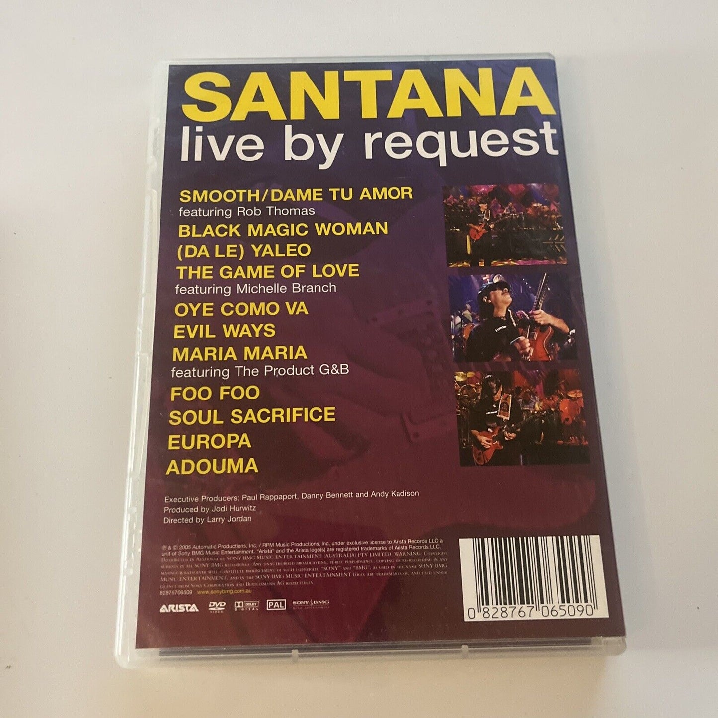 Santana Live by Request (DVD, 2005) All Regions