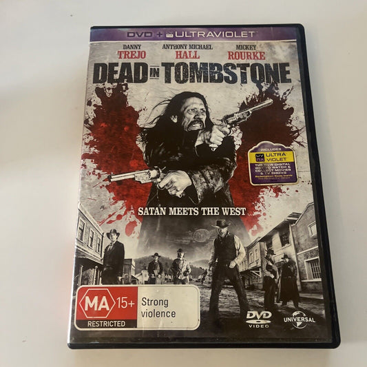 Dead In Tombstone (DVD, 2013) Danny Trejo, Mickey Rourke Region 4 &2