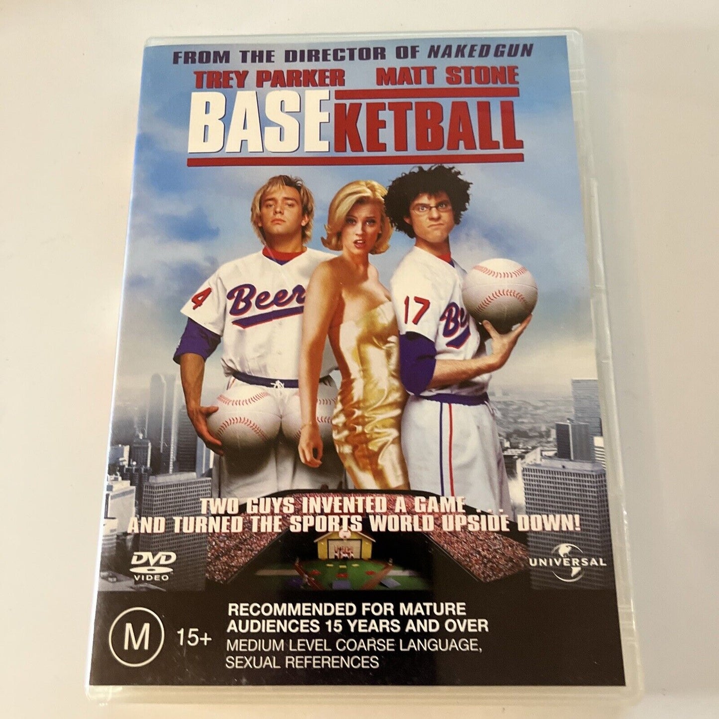 Baseketball (DVD, 1999) Jenny Mccarthy, Matt Stone, Trey Parker Region 4 &2