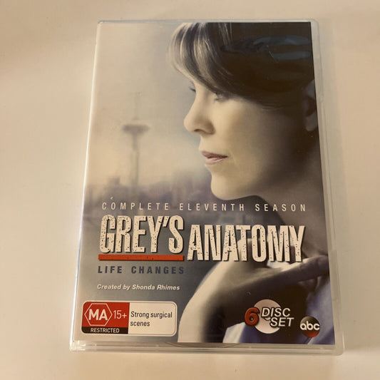 Grey's Anatomy : Season 11 (DVD, 2014, 6-Disc) Region 4