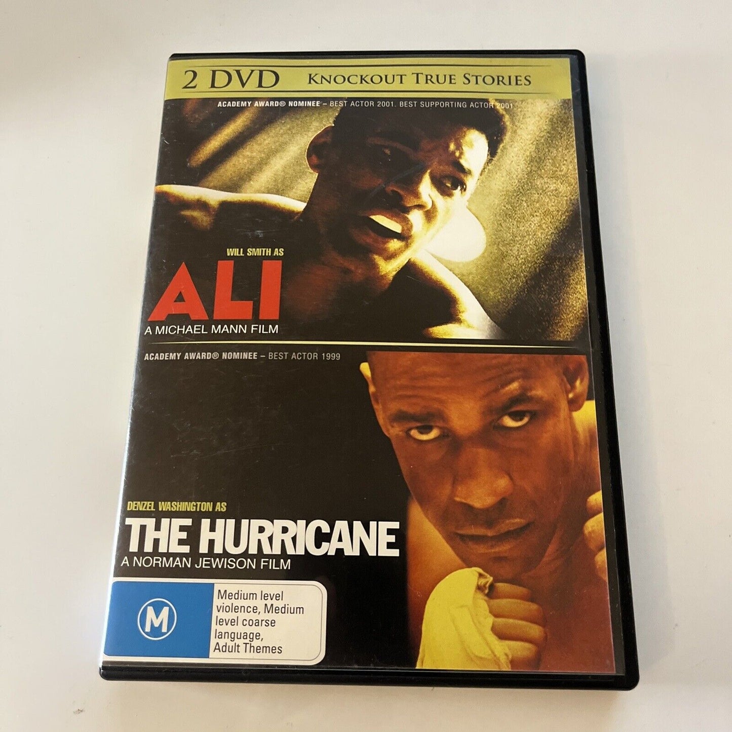 Ali  / The Hurricane (DVD, 2001, 2-Disc) Will Smith, Denzel Washington Region 4