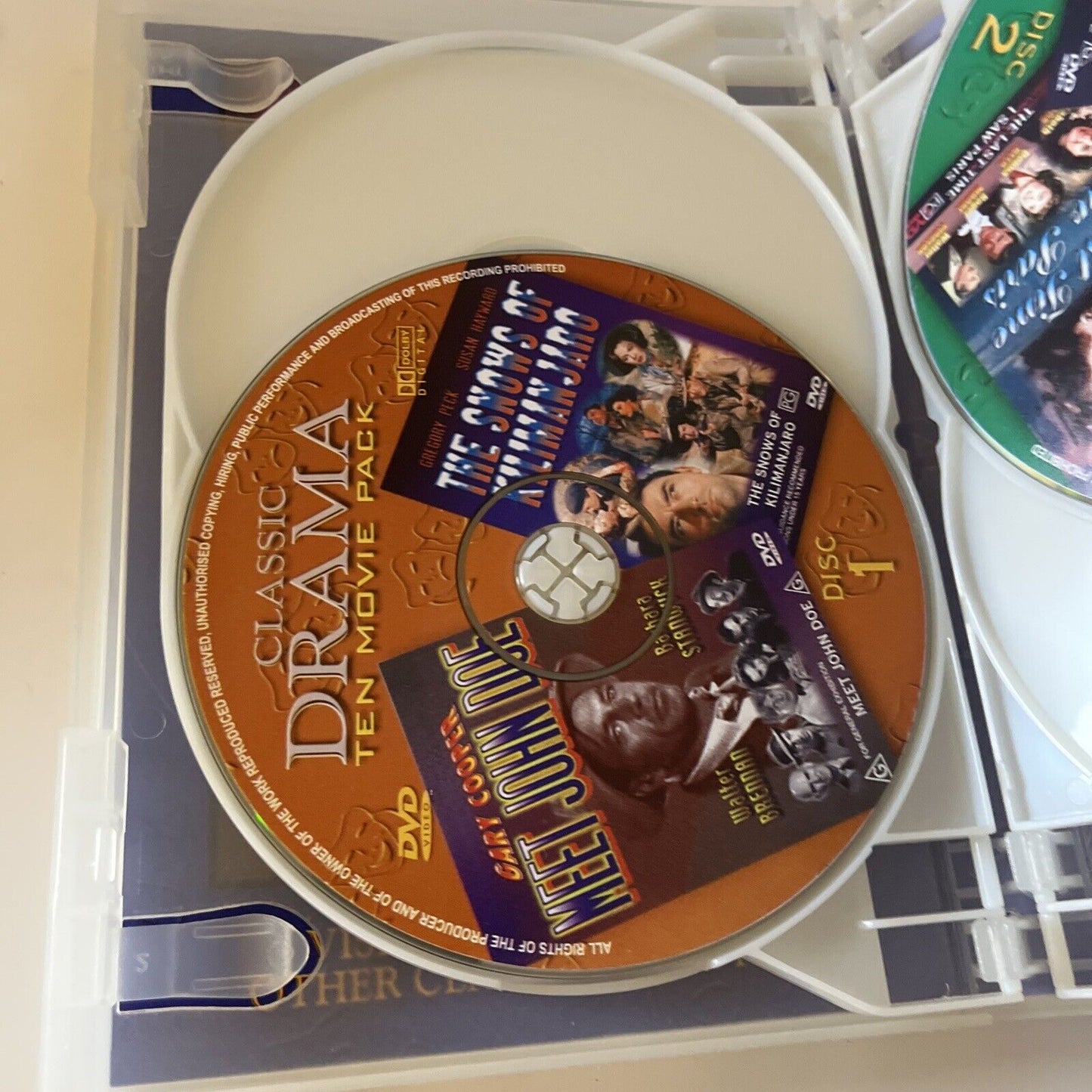 Classic Drama Ten Movie Pack DVD All Region - Charade, The Third Man, Stranger