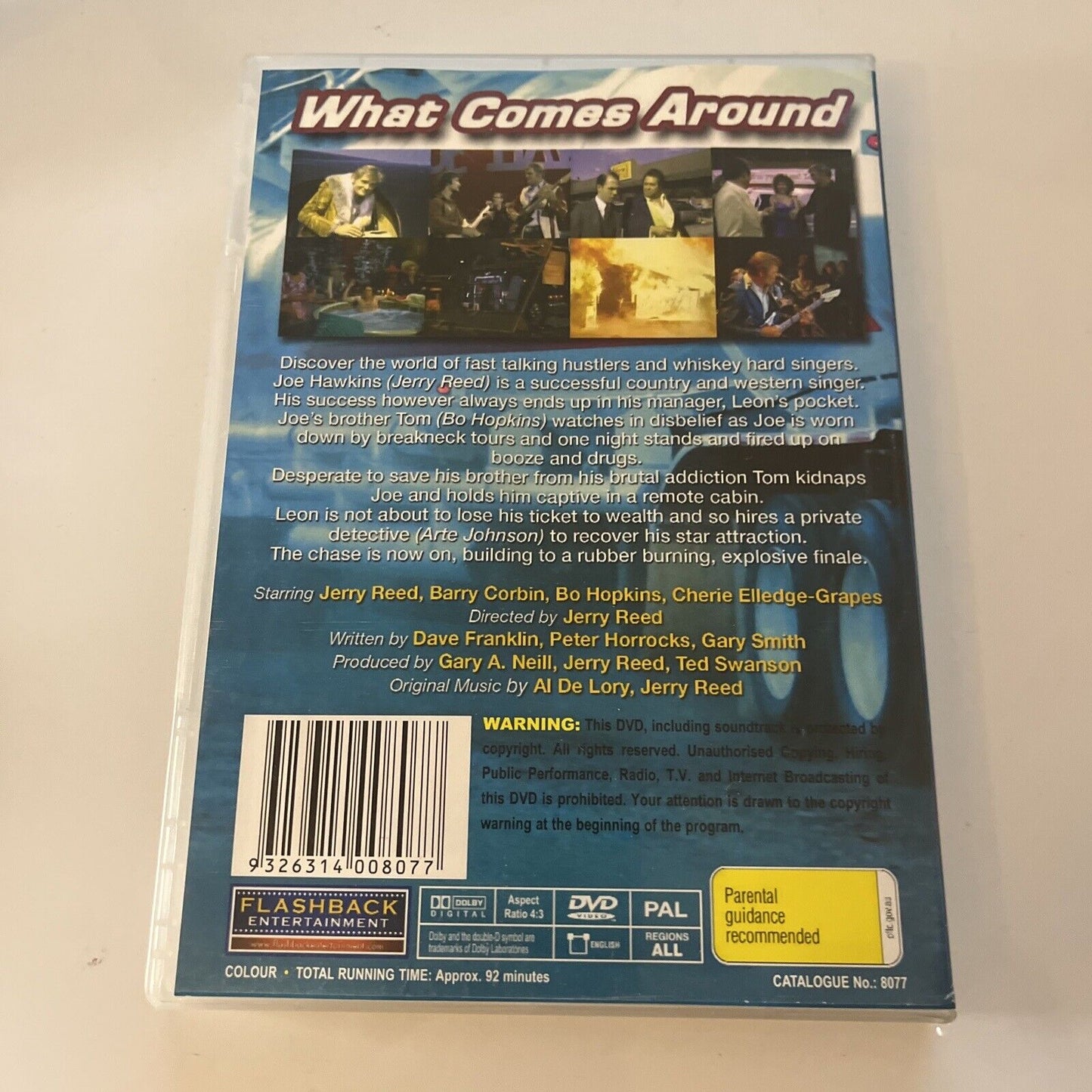 What Comes Around (DVD, 1985) NEW Jerry Reed, Bo Hopkins All Regions