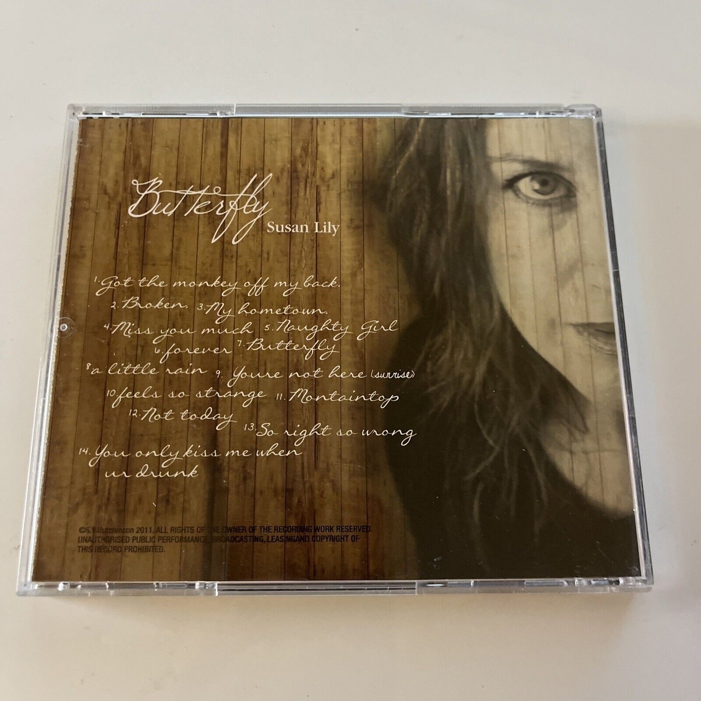 Susan Lily - Butterfly (CD, 2011) *Signed Copy*