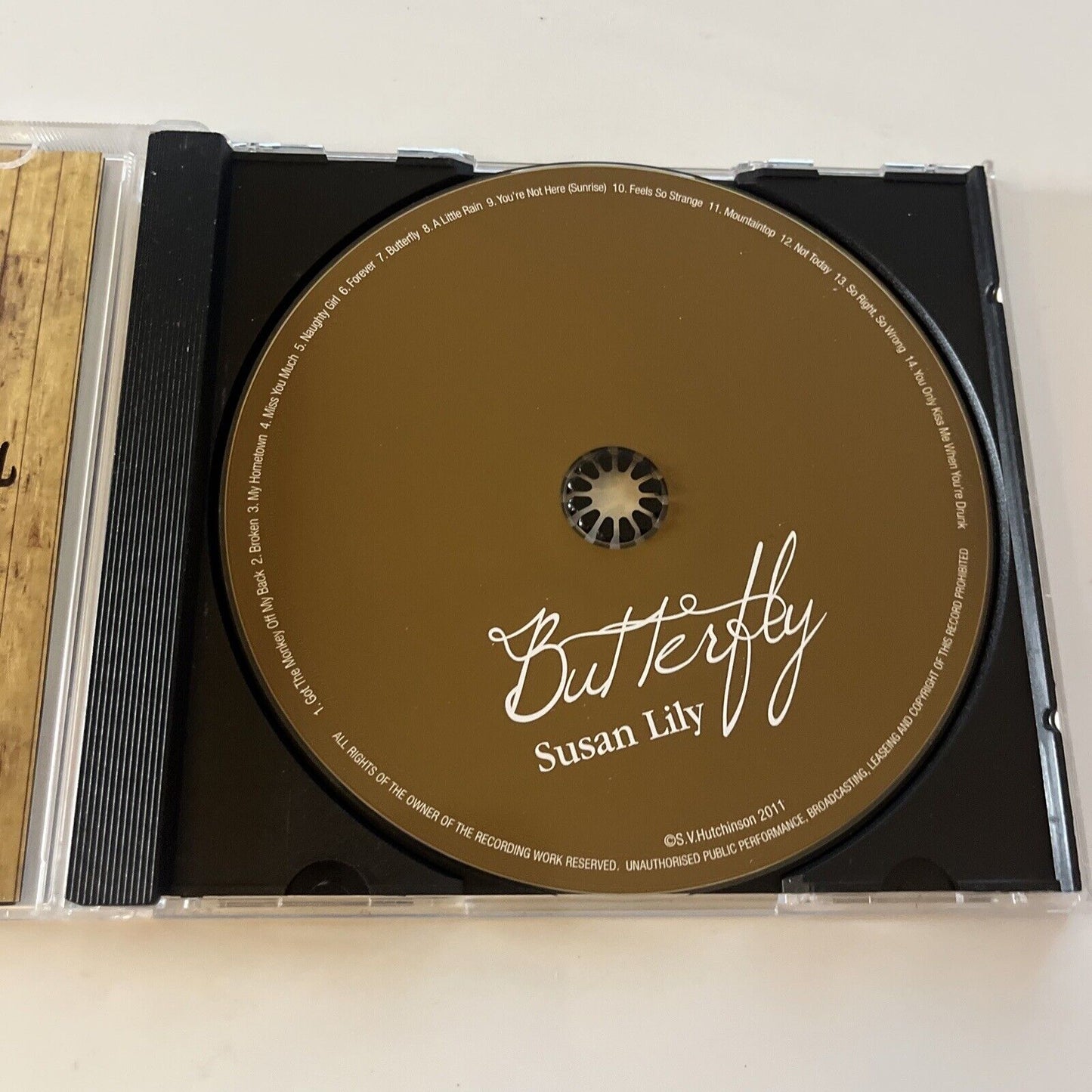 Susan Lily - Butterfly (CD, 2011) *Signed Copy*