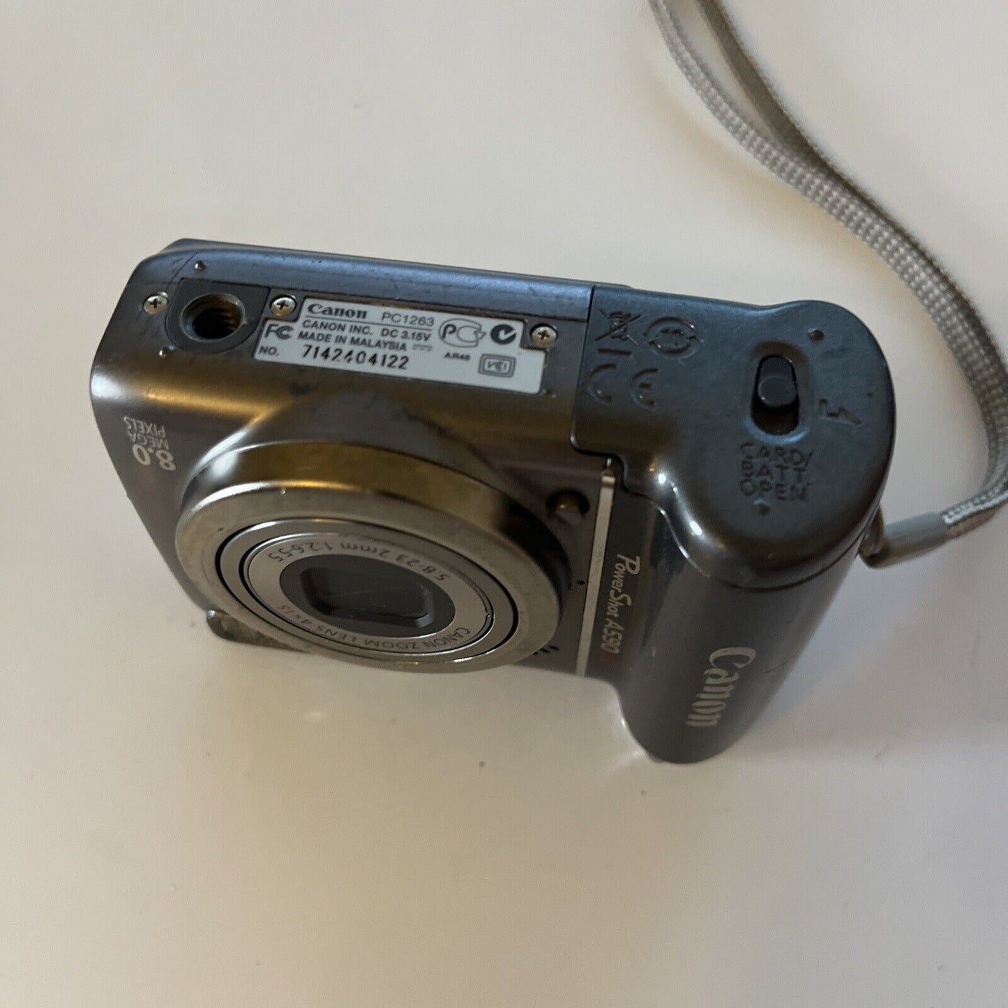 Canon PowerShot A590 Digital Camera 8MP