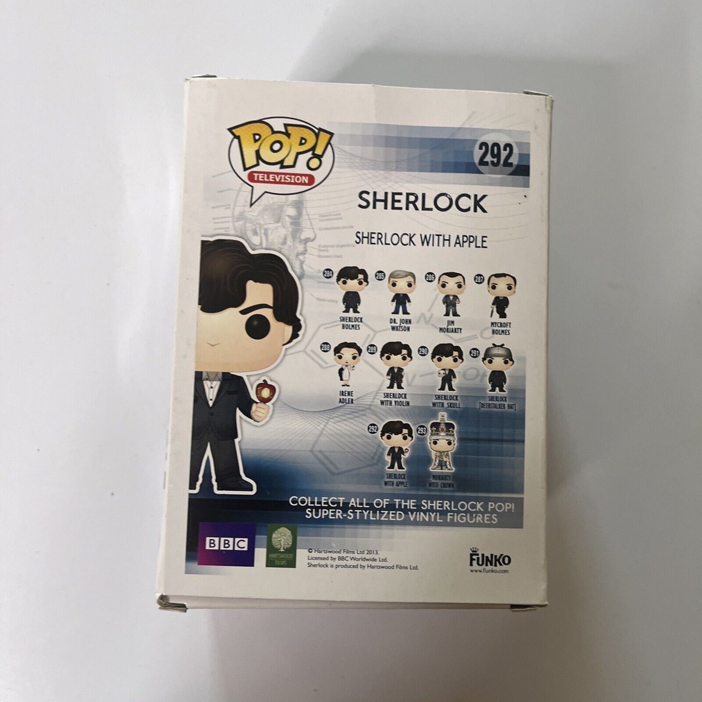 Sherlock with Apple #292 Funko Pop Vinyl Figure