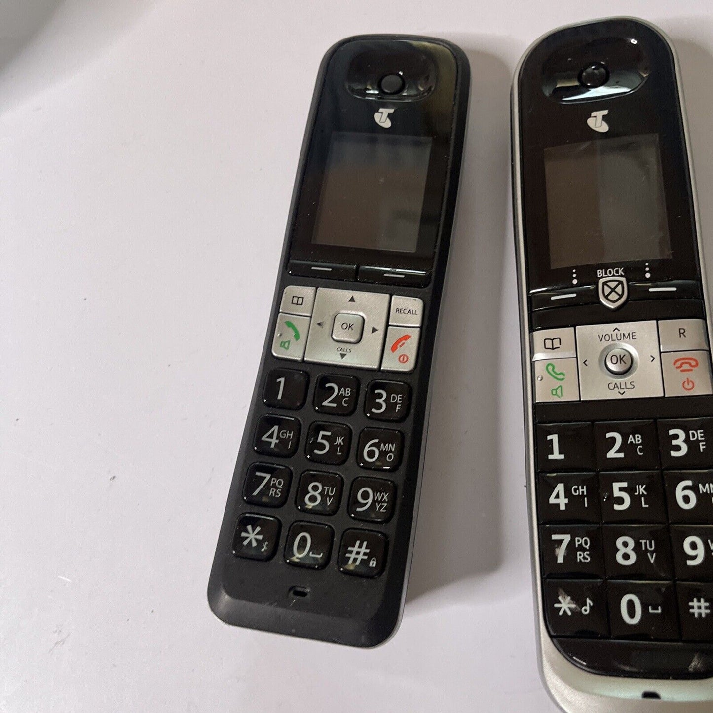 2x Telstra Cordless Handset F07-03 *No Batteries*