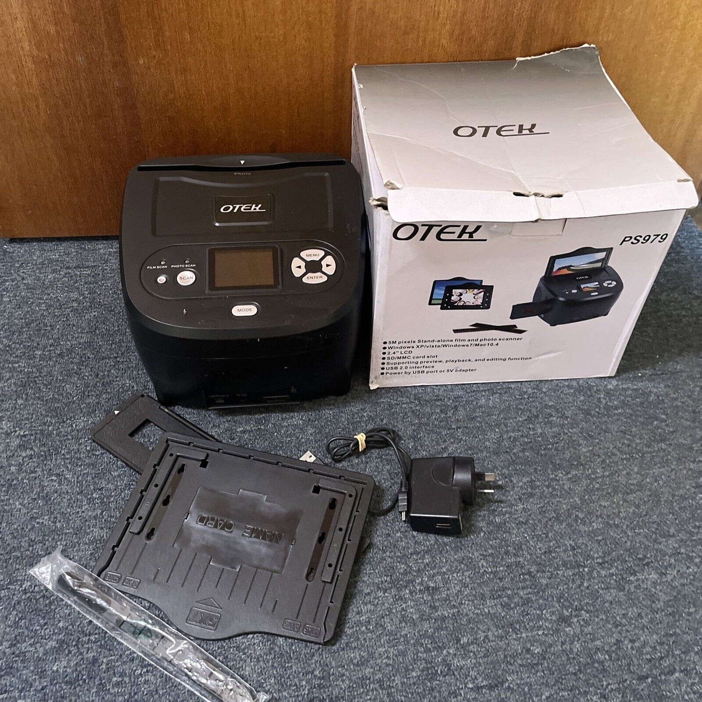 Otek 3-In-1 Photo & Film Scanner For Photos, Slides & Film PS979