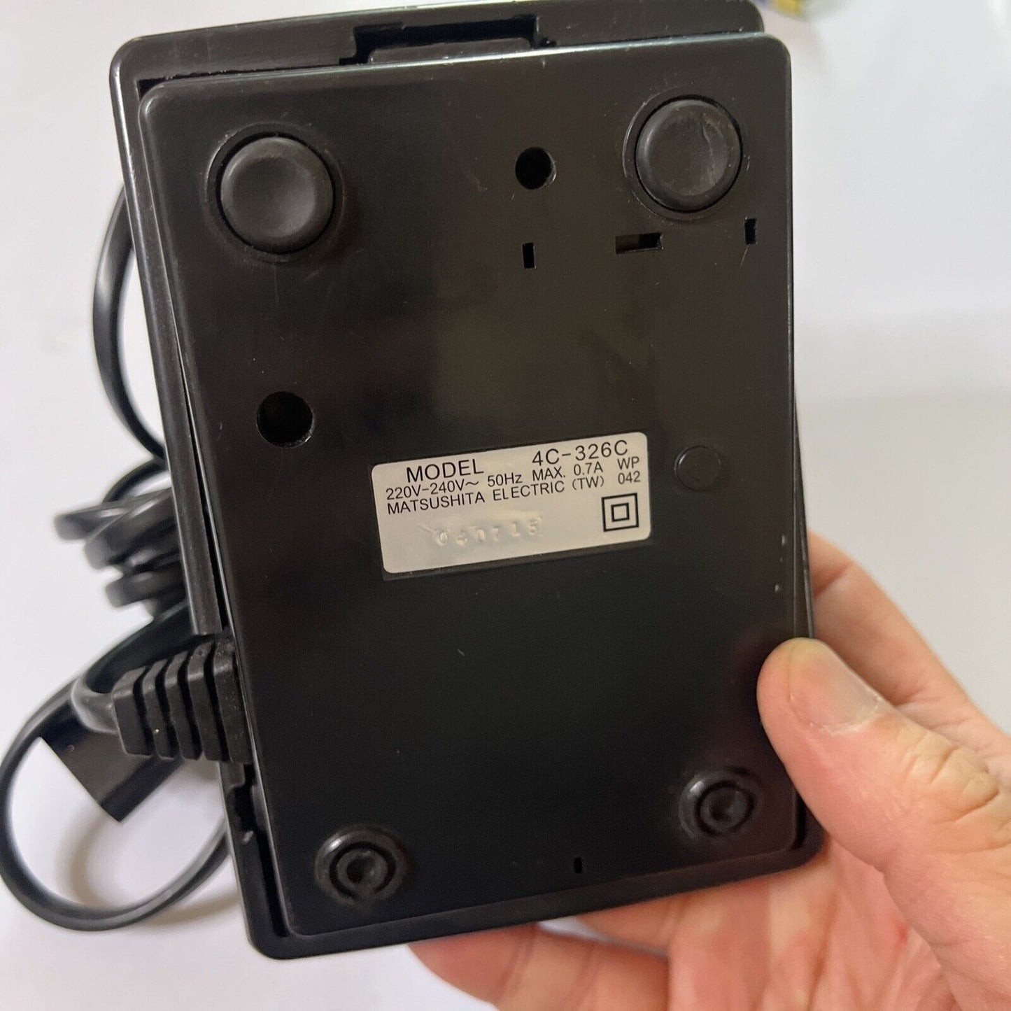 Matsushita Electric Sewing Machine Speed Control Pedal Power Supply 4C-326C