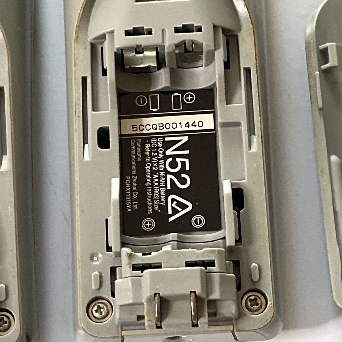 2x Panasonic PQKK10583 Cordless Phone Handset *No Base Station & Batteries*