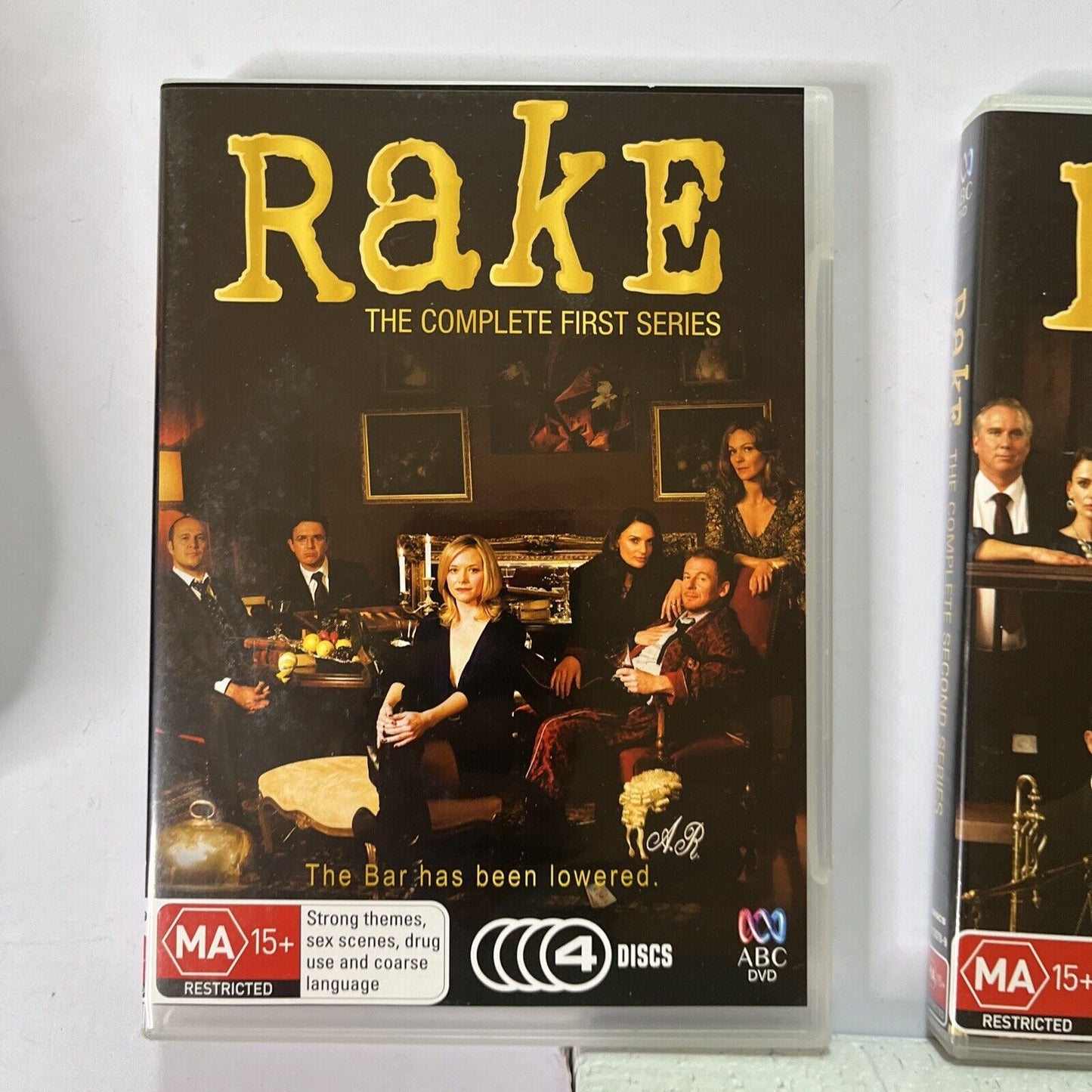 Rake : Series 1 & 2 (DVD, 2013, 7-Disc) Lisa Mccune, Hugo Weaving Region 4