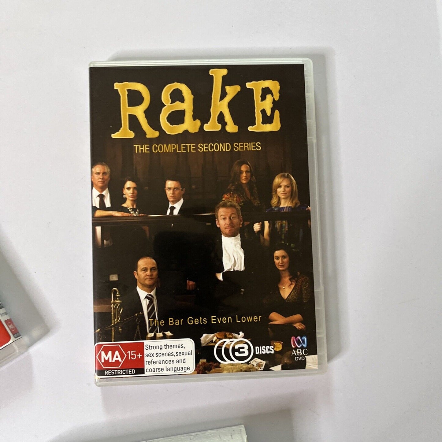 Rake : Series 1 & 2 (DVD, 2013, 7-Disc) Lisa Mccune, Hugo Weaving Region 4