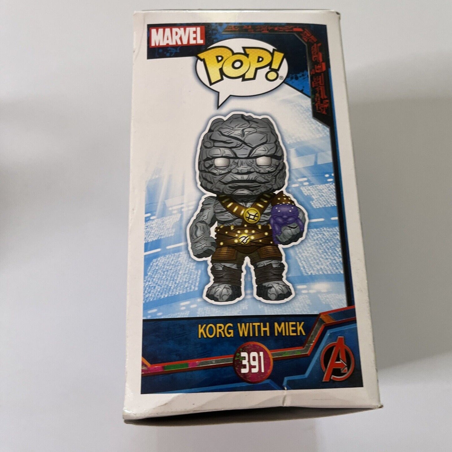 Korg with Miek Thor Ragnarok Marvel Pop! 2018 Vinyl Figure #391 Limited Edition