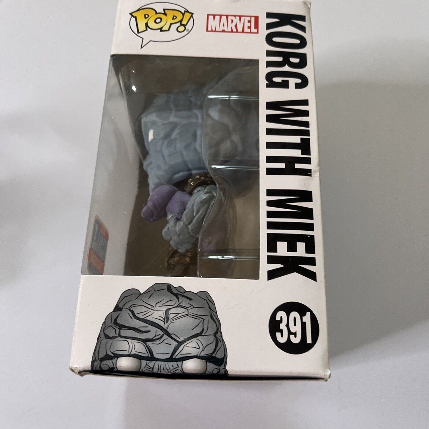 Korg with Miek Thor Ragnarok Marvel Pop! 2018 Vinyl Figure #391 Limited Edition