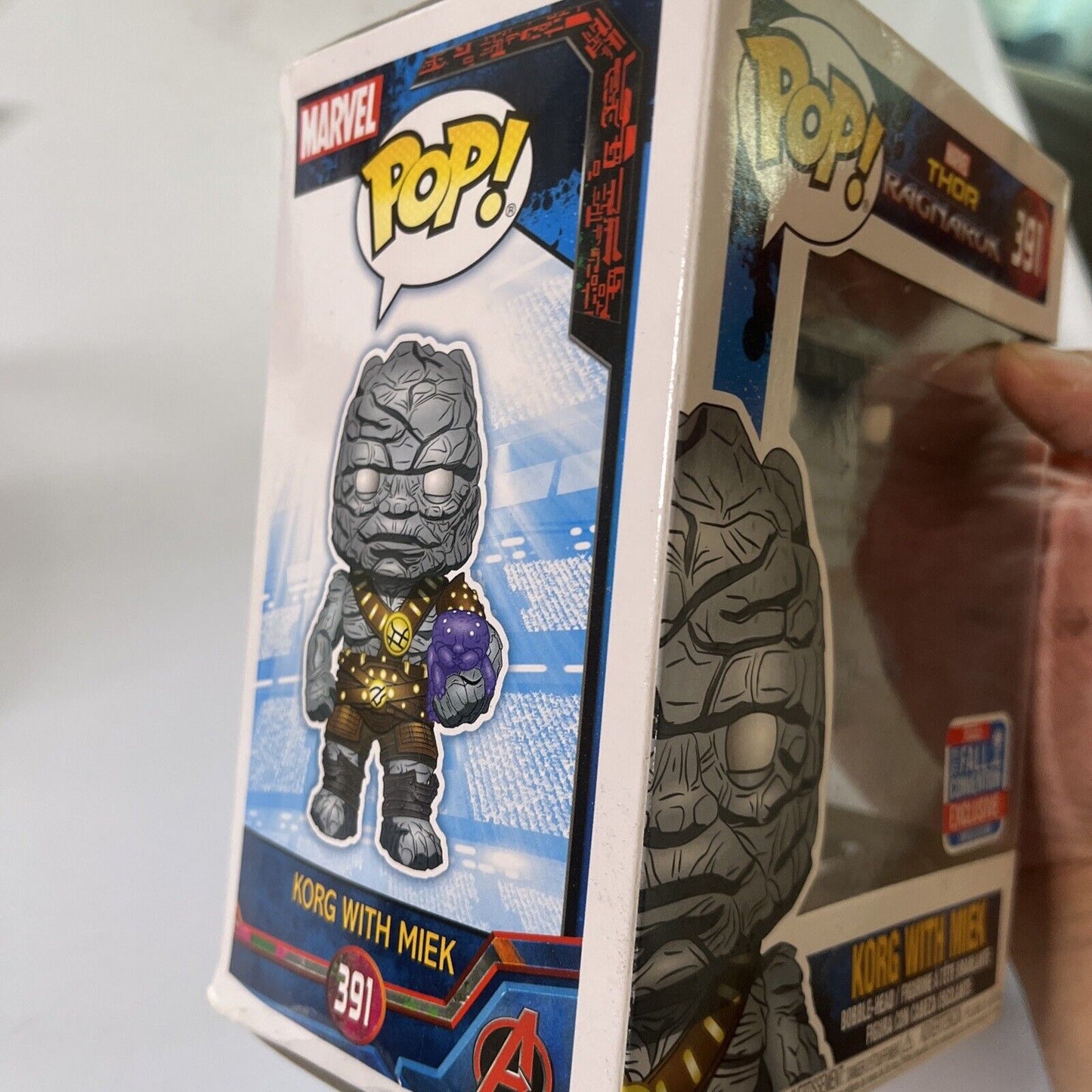 Korg with Miek Thor Ragnarok Marvel Pop! 2018 Vinyl Figure #391 Limited Edition