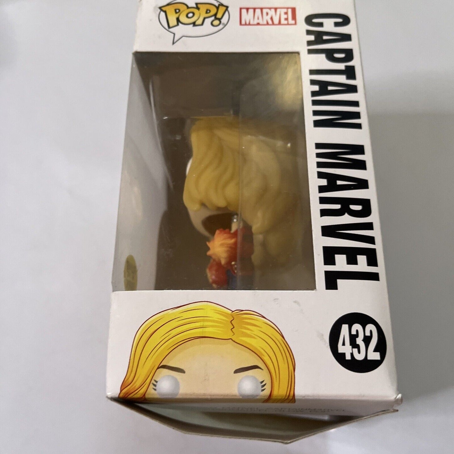 Captain Marvel Glow In The Dark #432 Funko Pop Vinyl Figure