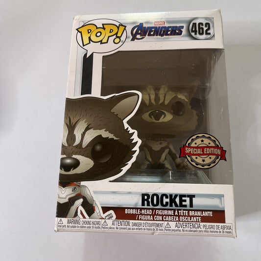 Rocket Raccoon Funko Pop Vinyl Marvel Avengers #462 Special Edition