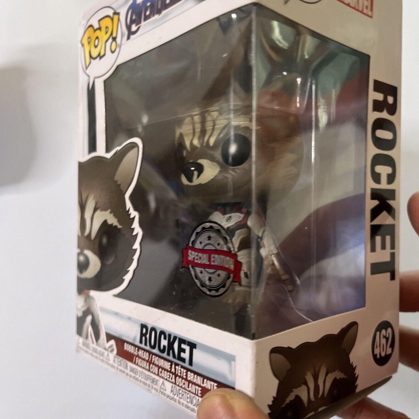 Rocket Raccoon Funko Pop Vinyl Marvel Avengers #462 Special Edition