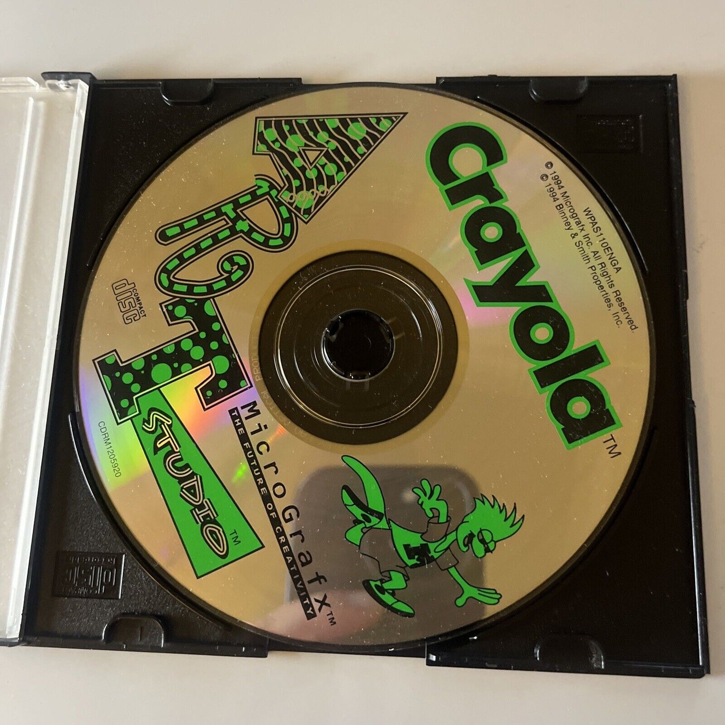 Crayola Art Studio PC CDROM 1994 MicroGrafx