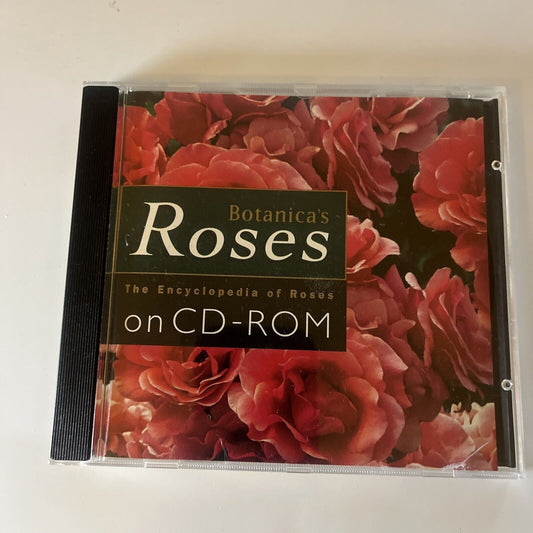 Botanica's Roses On CD-ROM 1998 PC Mac Win95 Random House