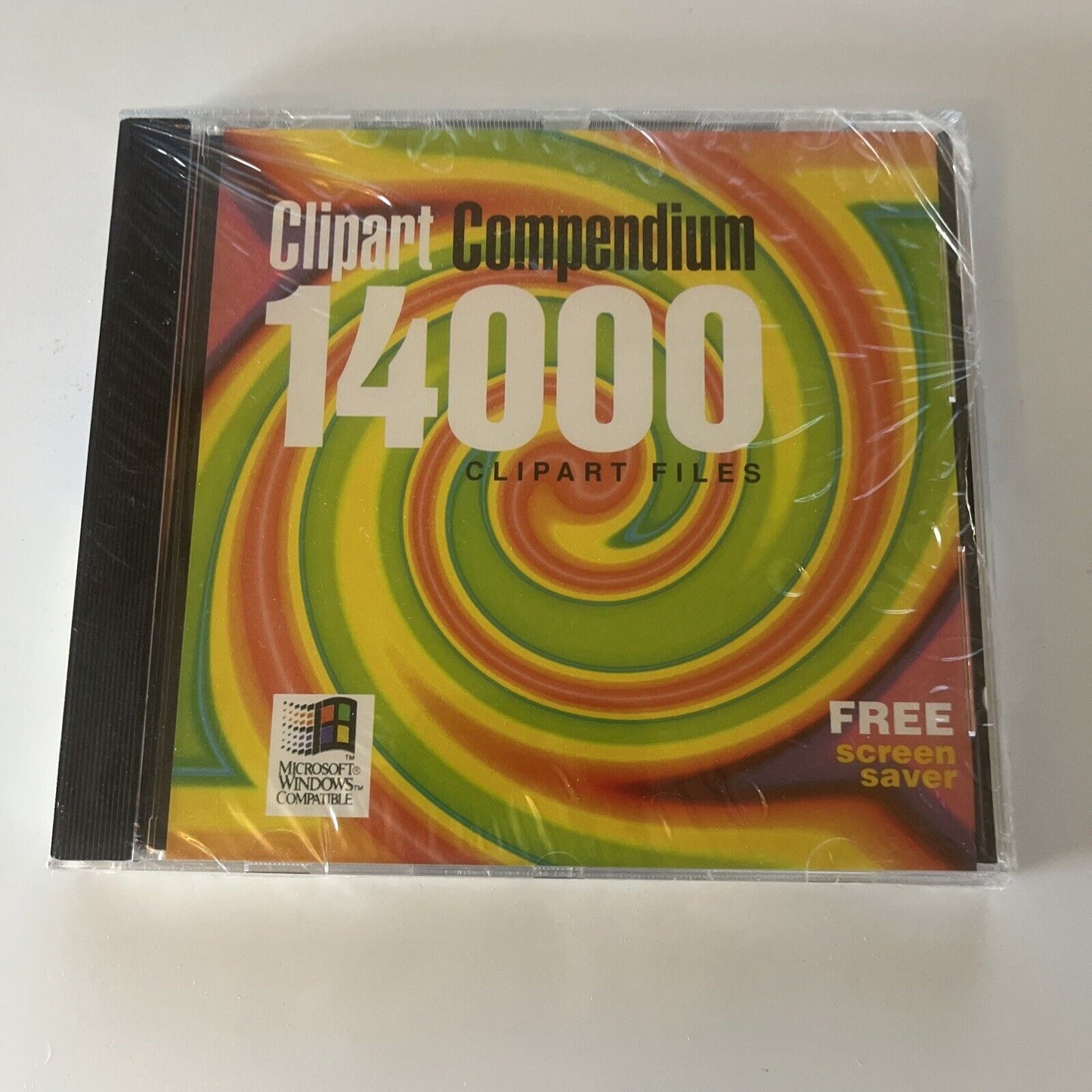 Clipart Compendium 14000 Clipart Files PC CDROM Win95 *New Sealed*