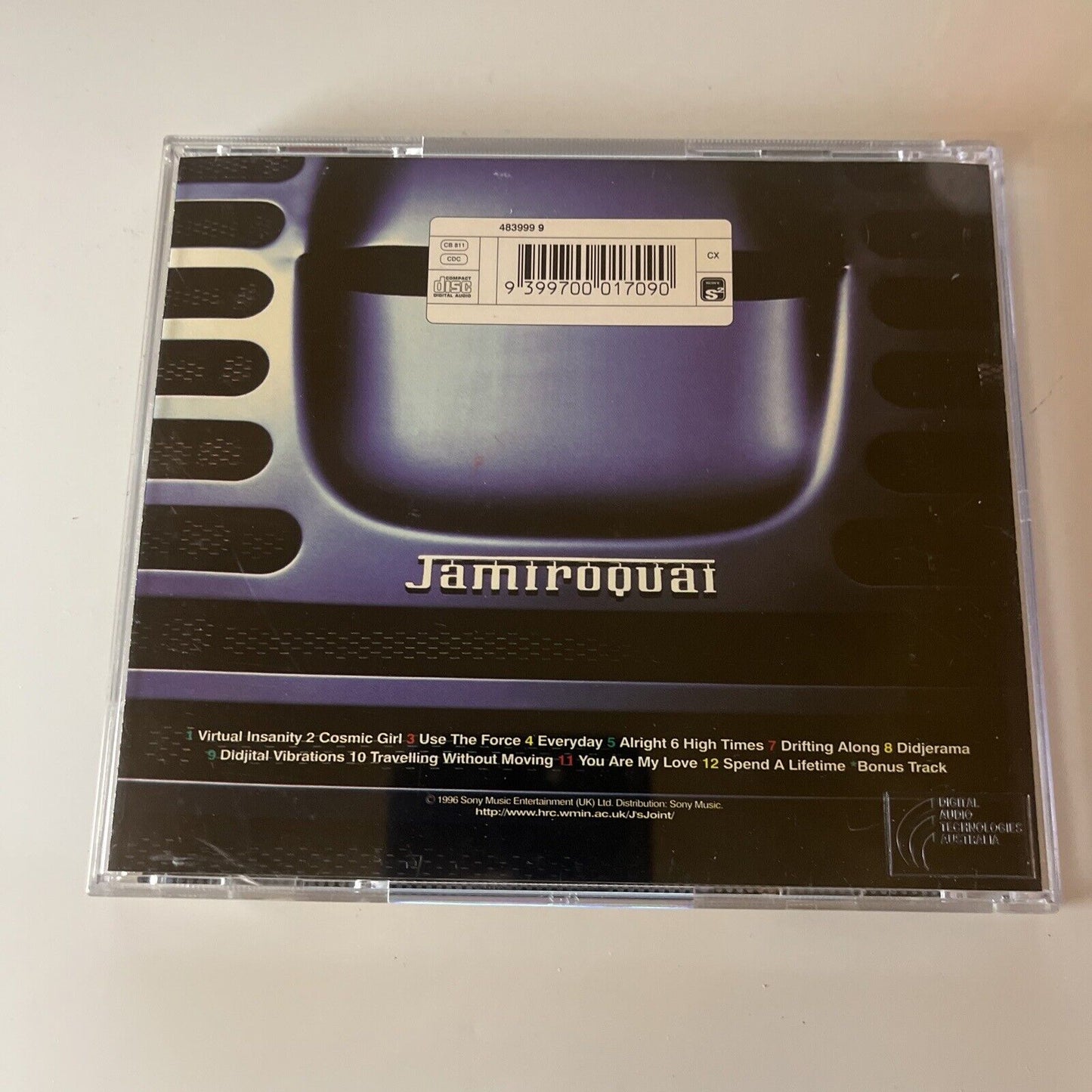 Jamiroquai - Travelling Without Moving (CD, 1996)