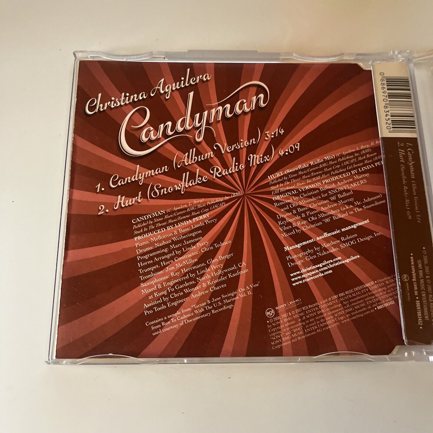 Christina Aguilera - Candyman  (CD, 2007)