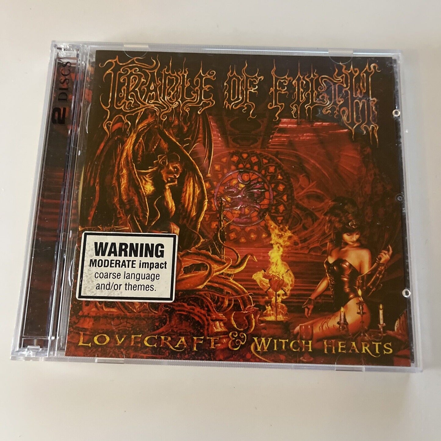 Cradle of Filth - Lovecraft & Witch Hearts (CD, 2006, 2-Disc)