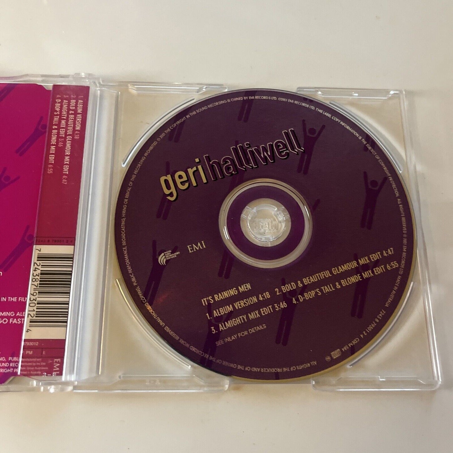 Geri Halliwell - It's Raining Men (CD, 2001) Single