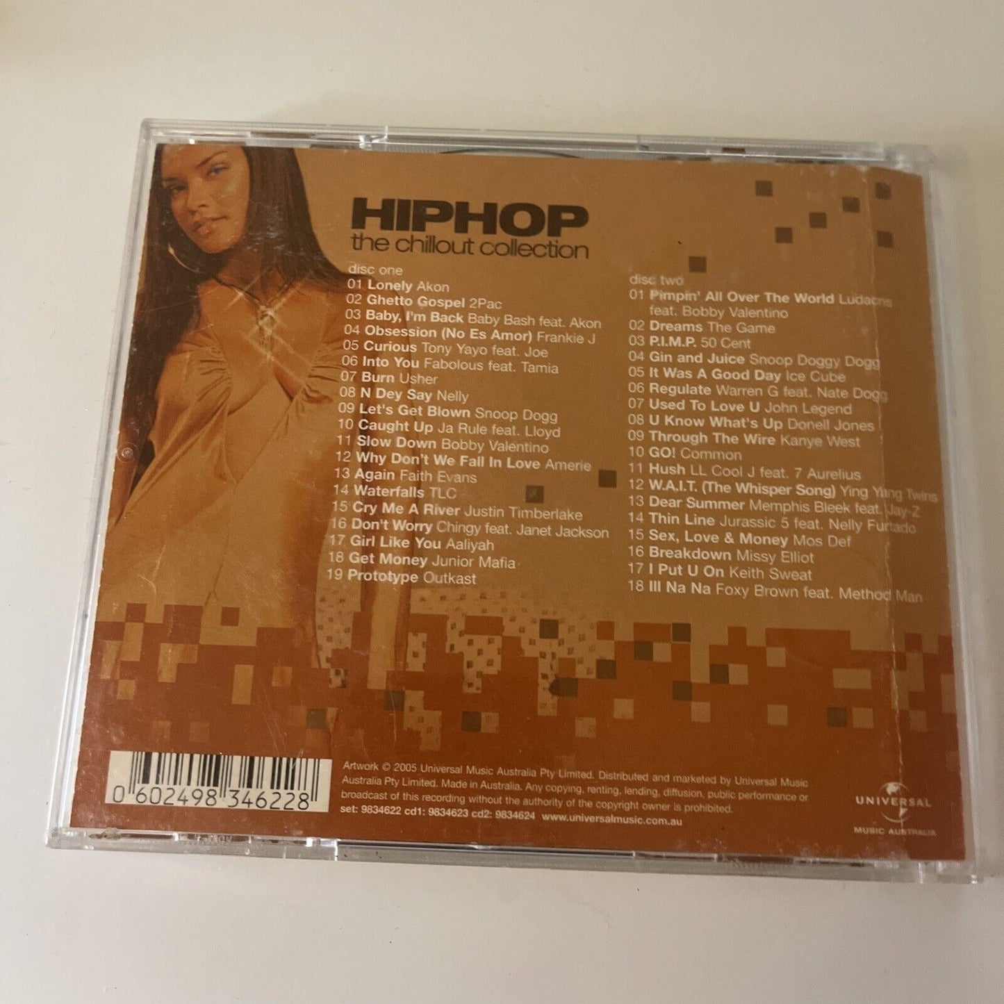 Hip Hop The Chillout Collection (CD, 2005, 2-Disc)