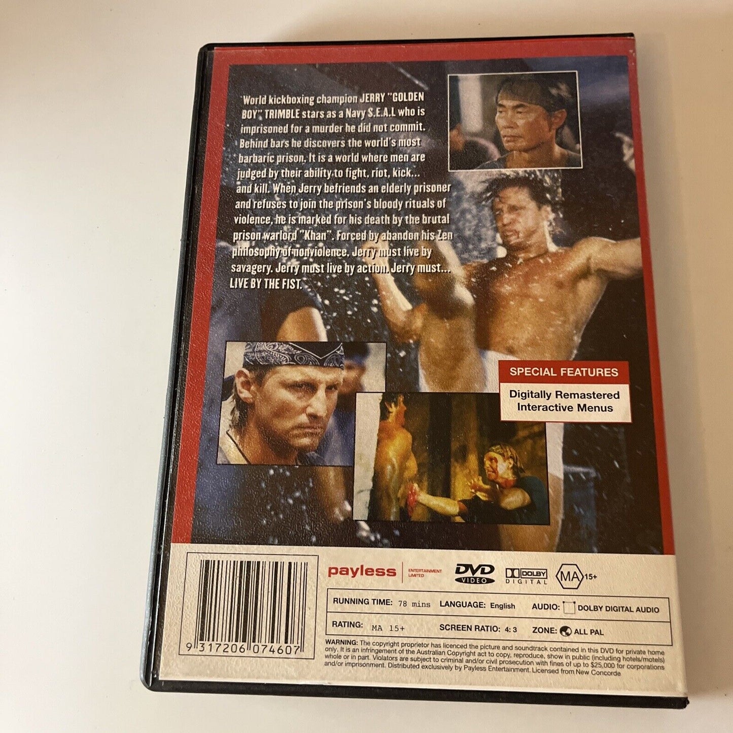 Live By The Fist (DVD, 1993) Jerry Trimble, George Takei  All Regions  NEW