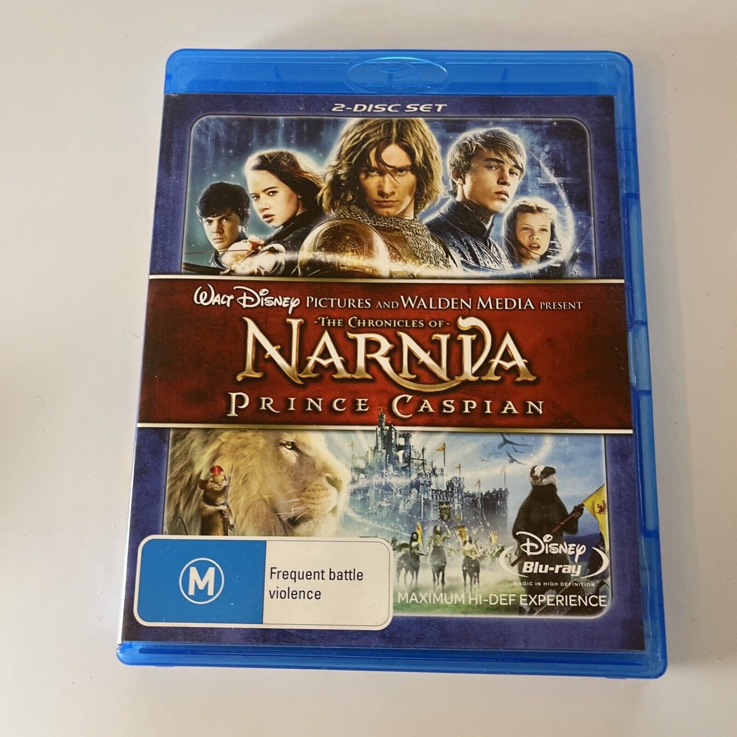 The Chronicles of Narnia - Prince Caspian (Blu-ray, 2008, 2-Disc) Region B