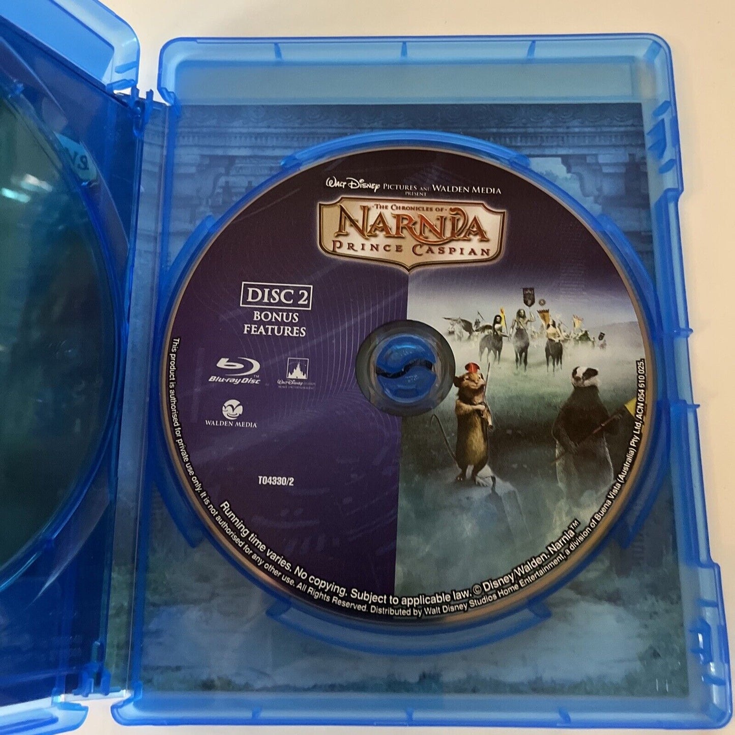 The Chronicles of Narnia - Prince Caspian (Blu-ray, 2008, 2-Disc) Region B