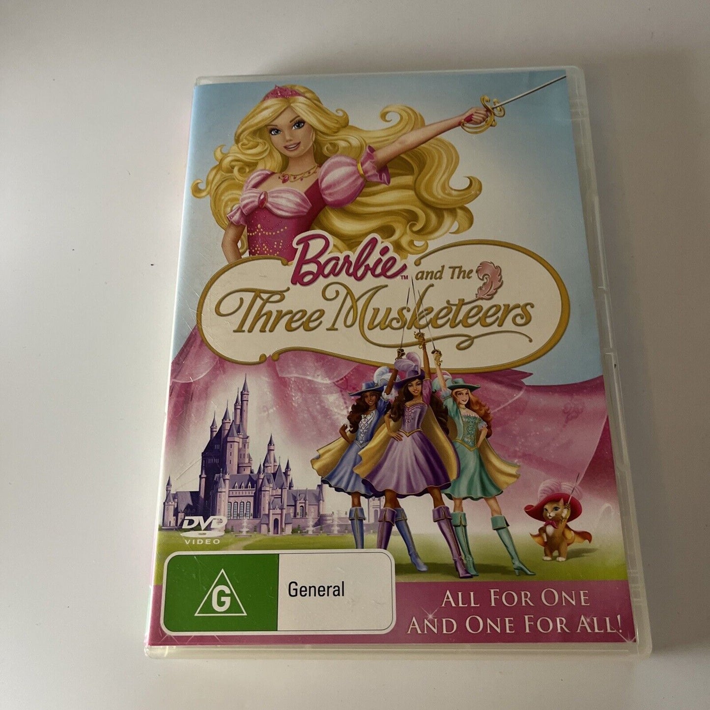 Barbie And The Three Musketeers (DVD, 2009) Region 4 &2