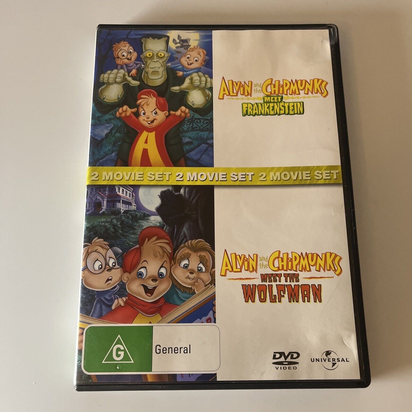 Alvin and the Chipmunks Meet Frankenstein & Meet The Wolfman (DVD) Region 4 &2