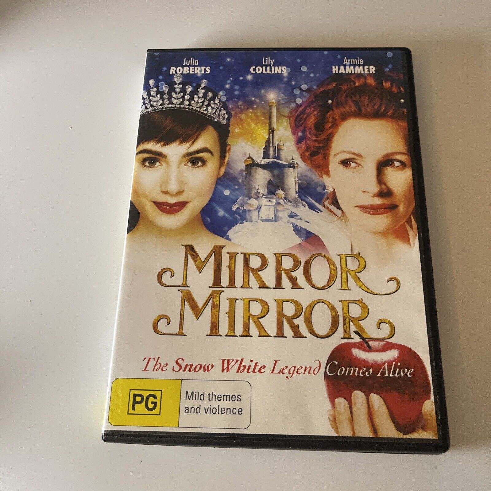 Mirror Mirror (DVD, 2012) Julia Roberts, Lily Collins Region 4 NEW ...