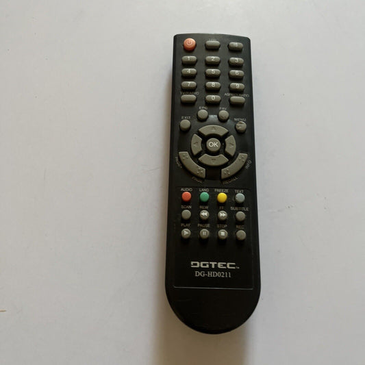 Genuine Dgtec DG-HD0211 Remote Control For TV *Missing Battery Lid*