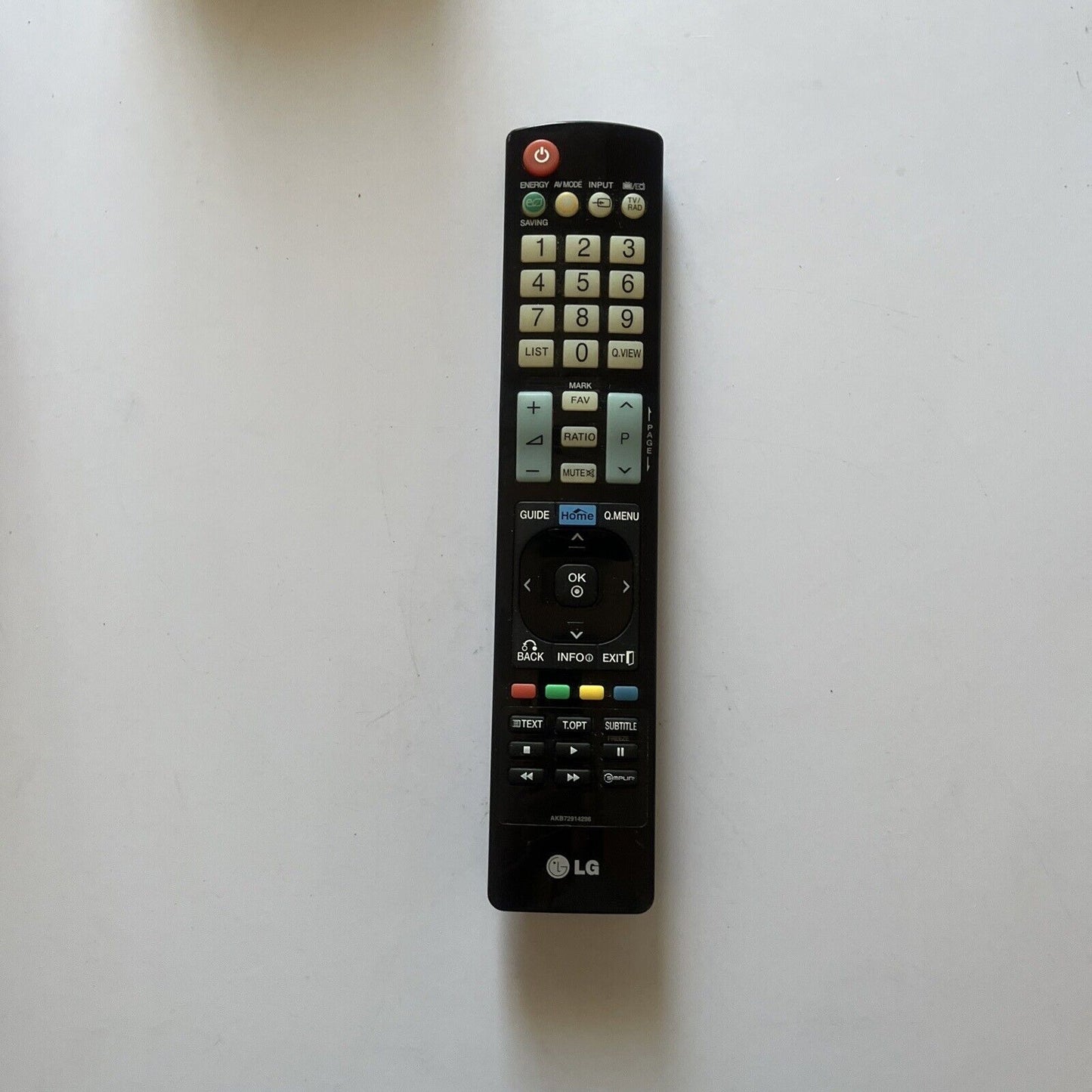 Genuine LG AKB72914296 Remote Control