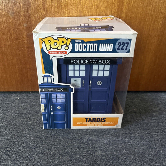 Dr Who Blue Tardis 6" #227 Pop! TV Vinyl Funko