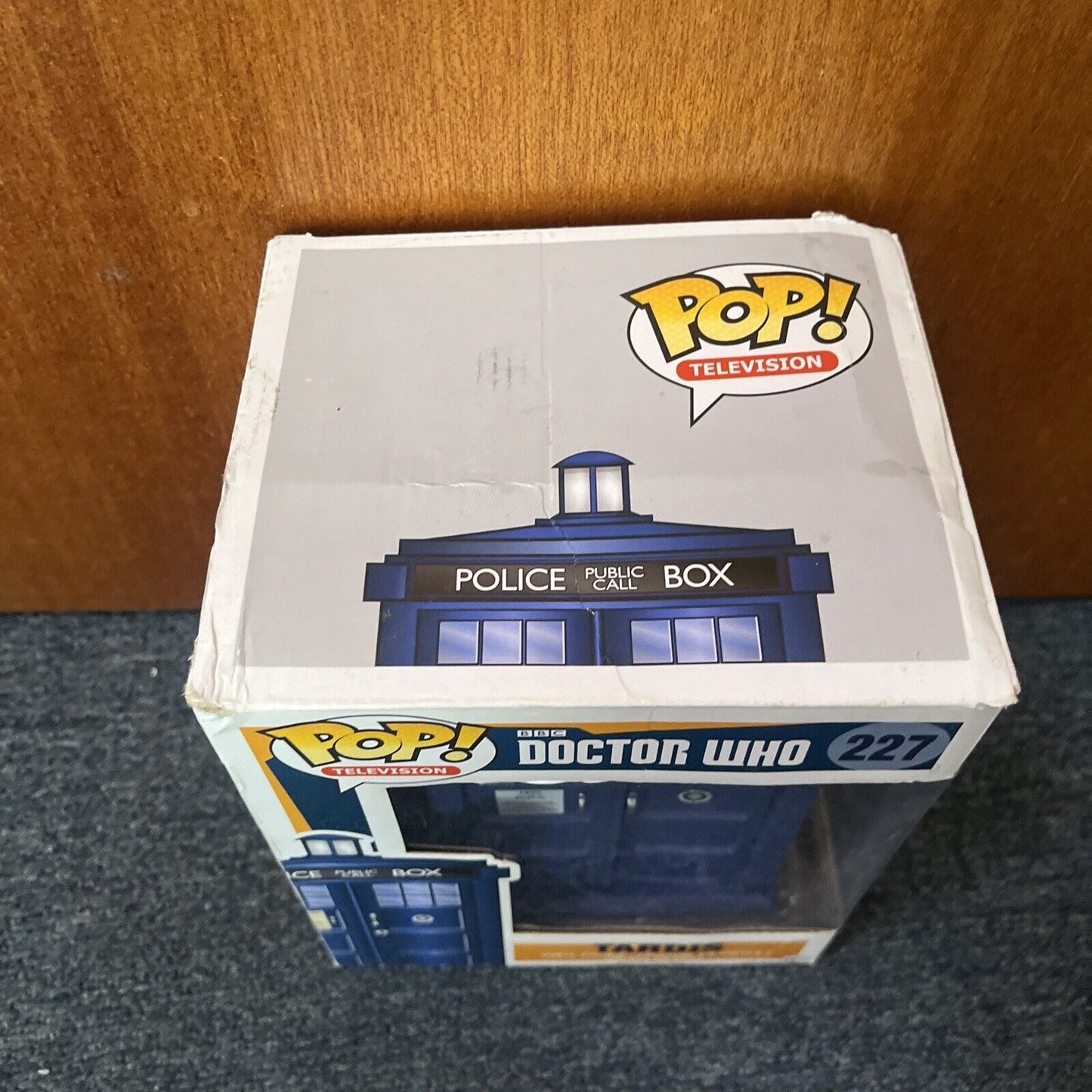 Dr Who Blue Tardis 6" #227 Pop! TV Vinyl Funko