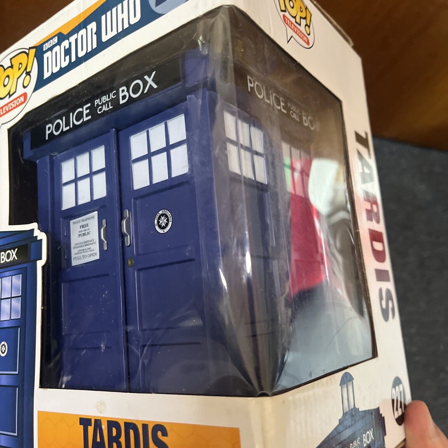 Dr Who Blue Tardis 6" #227 Pop! TV Vinyl Funko